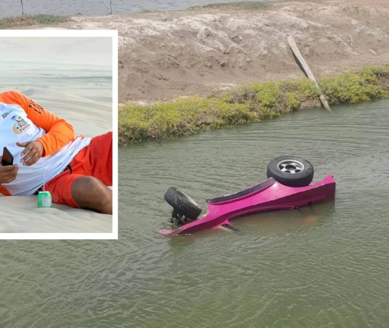 Buggy cai em canal e condutor é encontrado morto em Aracati, no litoral do Ceará