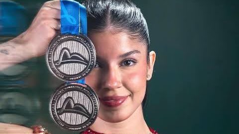 Campeã mundial de ginástica rítmica, Duda Arakaki será homenageada na Câmara de Maceió
