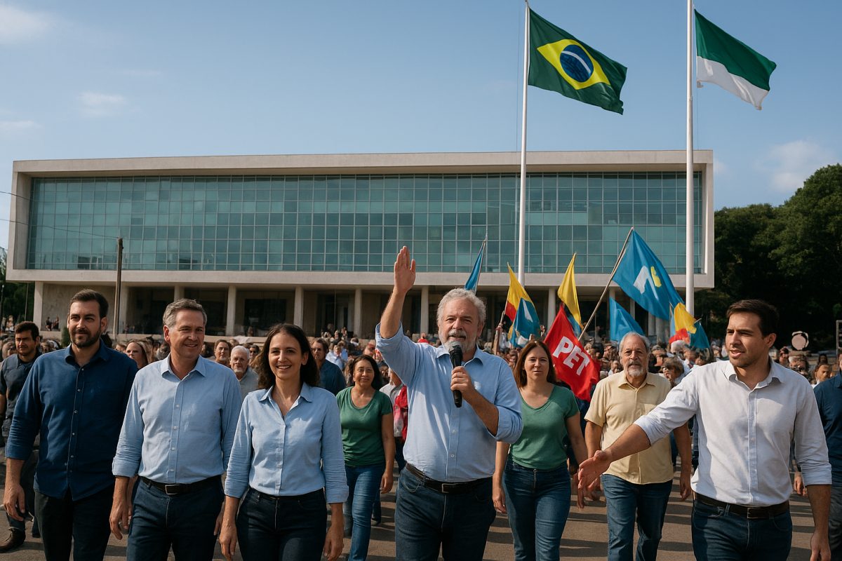 Candidatos ao governo do Paraná fazem campanha com caminhadas, reuniões e atividades de rua