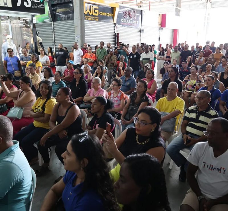 Comerciantes do Shopping Popular de Feira de Santana não pagarão aluguel dos boxes até 2028