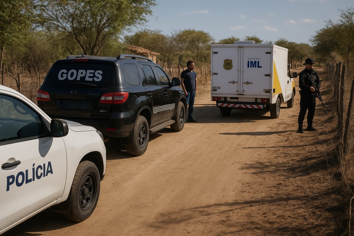 Criminosos matam produtor rural após fazerem motorista refém e invadirem casa no Sertão de AL