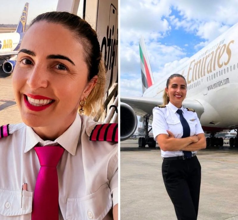De menina da roça a comandante de Boeing com dois filhos autistas: conheça a história de Tati Piloto, goiana que faz sucesso na web