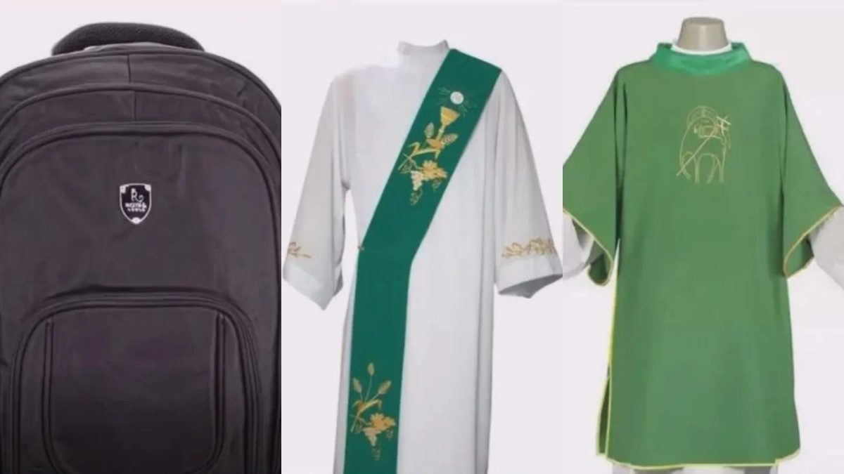 Diácono tem mochila com túnica, estola e objetos religiosos furtada em Bacabal, no MA