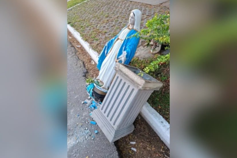 Dino manda PF investigar ataques a imagens religiosas e cita caso em Maceió