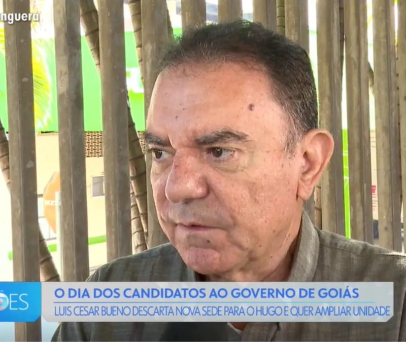 Eleições 2026: Luis César Bueno afirma que pretende ampliar áreas do Hospital de Urgências de Goiás