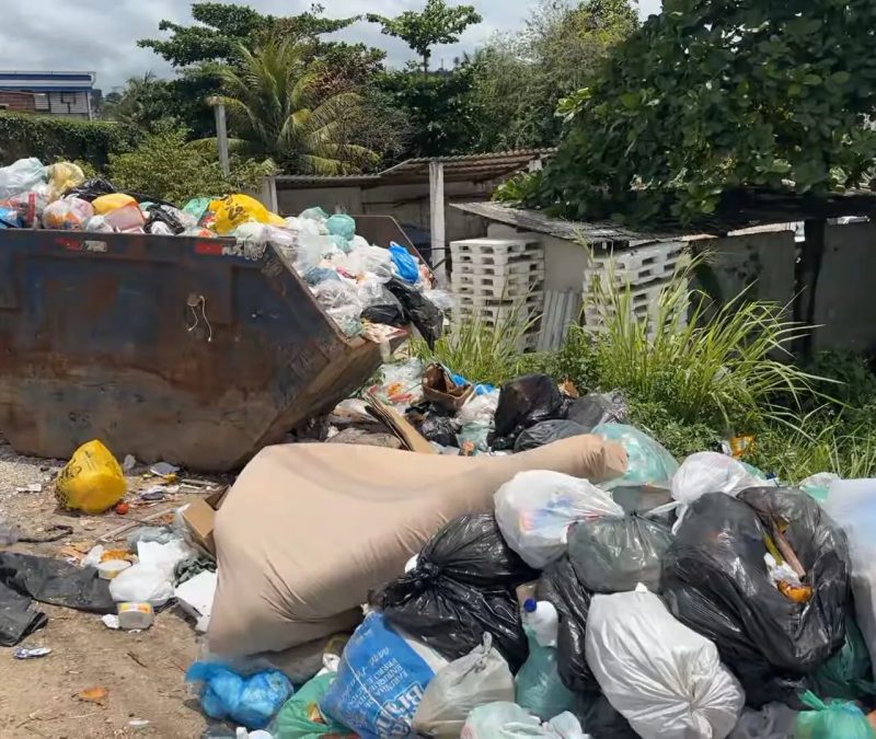 Feto morto é encontrado em caçamba de lixo na BR-408, em Jaboatão