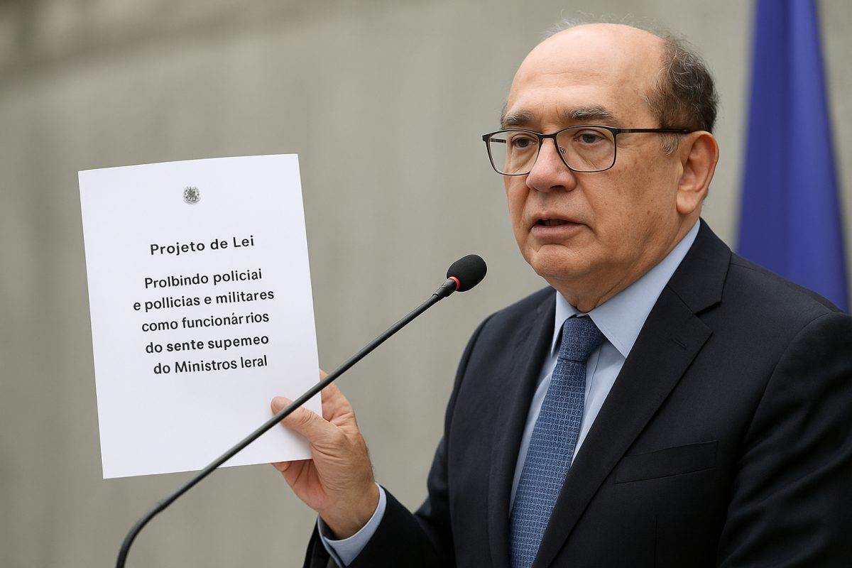 Gilmar Mendes protocola proposta para proibir policiais e militares como funcionários de gabinetes de ministros do STF