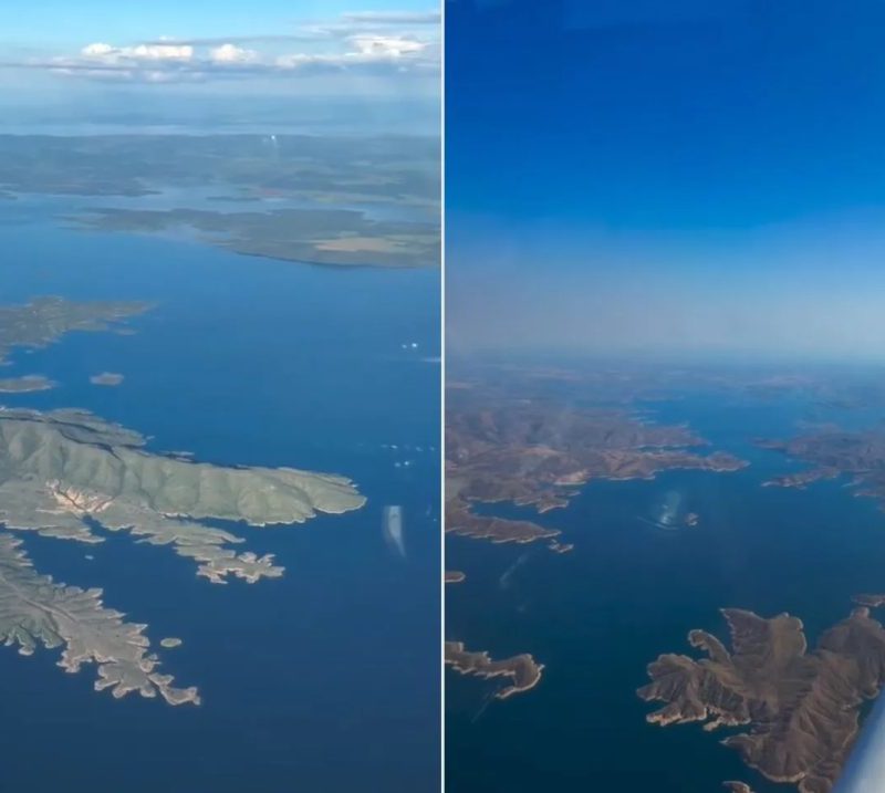 Imagens aéreas do Lago Serra da Mesa impressionam em Goiás: ‘Lugar extraordinário’
