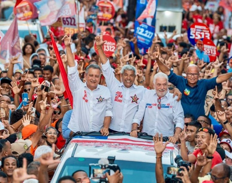 Jerônimo faz carreata em Ilhéus e projeta vitória do grupo de Lula no 1º turno