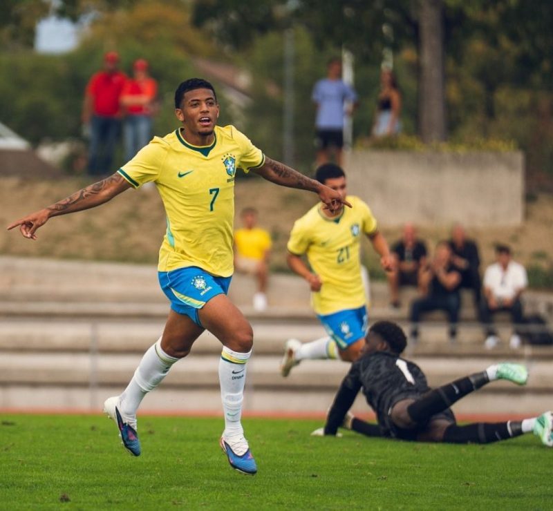 Joia do Bahia, Kauê Furquim marca duas vezes em goleada da Seleção Sub-17 sobre o Canadá