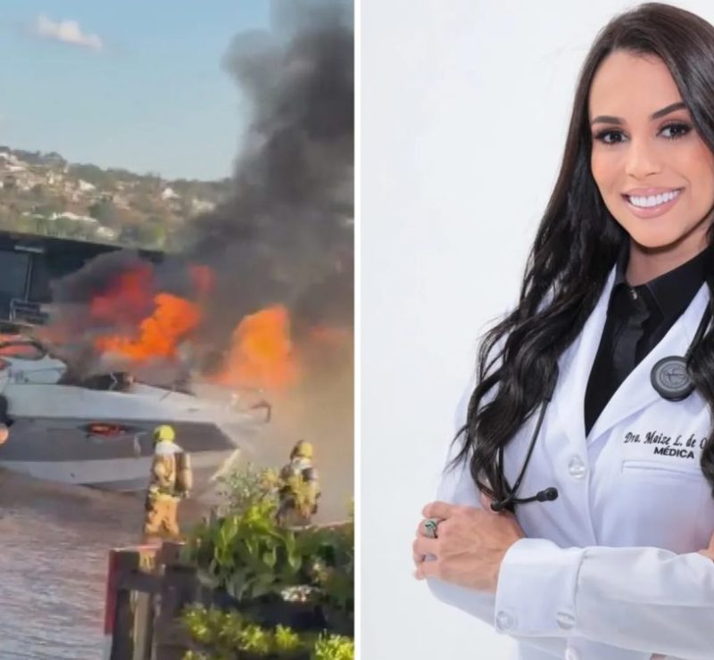 Médica goiana está entre os feridos de lancha que explodiu no Lago Paranoá