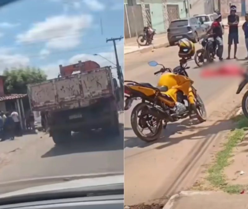 Menina de 12 anos morre após ser atropelada por caminhão-caçamba em Imperatriz