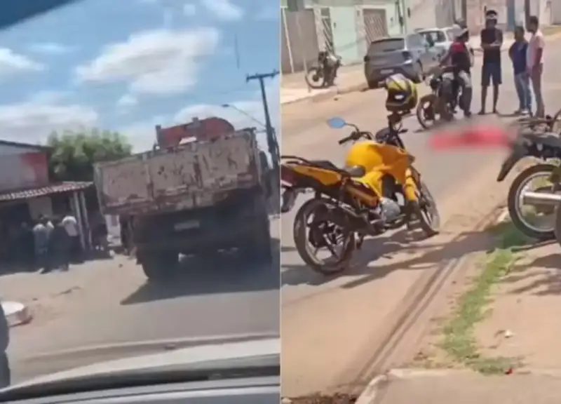 Menina de 12 anos morre após ser atropelada por caminhão-caçamba em Imperatriz