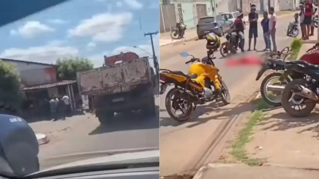 Menina de 12 anos morre após ser atropelada por caminhão-caçamba em Imperatriz