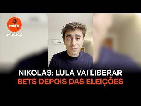 Nikolas Ferreira diz que Lula vai liberar bets depois das eleições
