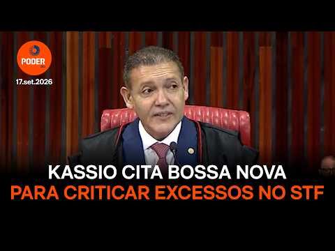 Nunes Marques cita bossa nova para criticar excessos no STF