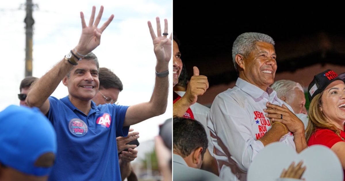 Paraná Pesquisas/ Bahia Notícias: Disputa pelo governo se acirra e ACM Neto e Jerônimo Rodrigues empatam tecnicamente 