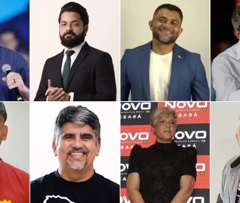 Pedalada, encontros e carreatas: veja como foi o dia dos candidatos ao governo do Ceará