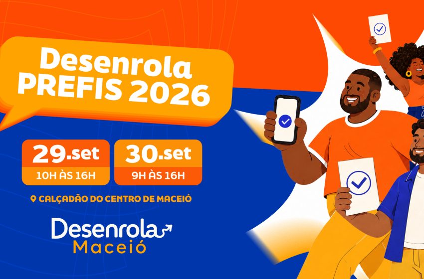 Prefeito Rodrigo Cunha anuncia segunda edição do Desenrola Maceió com foco no Prefis 2026