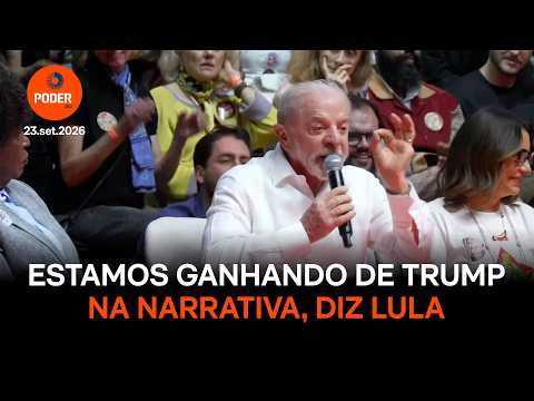 Quero ganhar de Trump na narrativa, e estamos ganhando, diz Lula