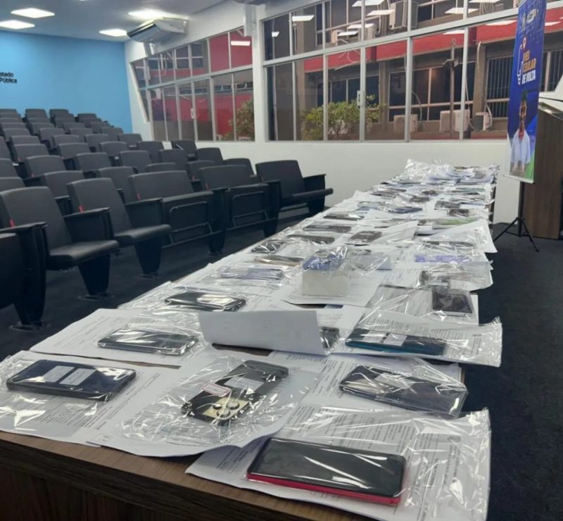 SSP-MA convoca donos de mil celulares recuperados para entrega em São Luís