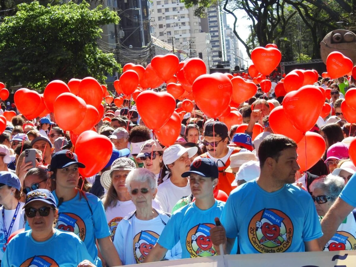 Tradicional Caminhada do Coração está marcada para este domingo em Curitiba