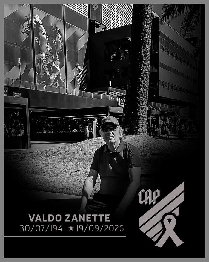 Valdo Zanette, da Retaguarda Atleticana, morre em Curitiba aos 85 anos
