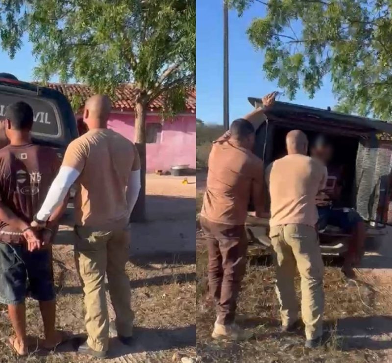 ‘Vampiro’ é preso após descumprir medida protetiva e voltar a ameaçar mãe e irmã no Sertão de Alagoas