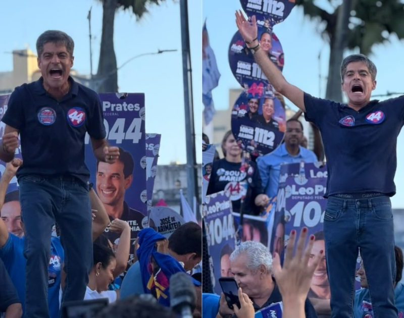 ACM Neto encerra campanha em Salvador com caminhada no Campo Grande: “A cidade nos conhece”