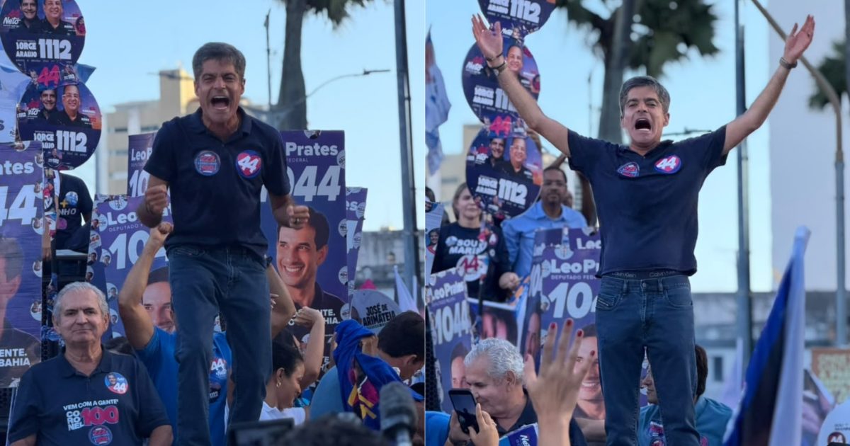 ACM Neto encerra campanha em Salvador com caminhada no Campo Grande: “A cidade nos conhece”