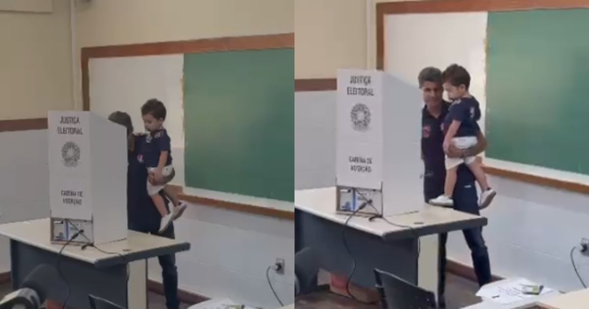 ACM Neto vota em Salvador e afirma: “O dia hoje é um dia nosso”