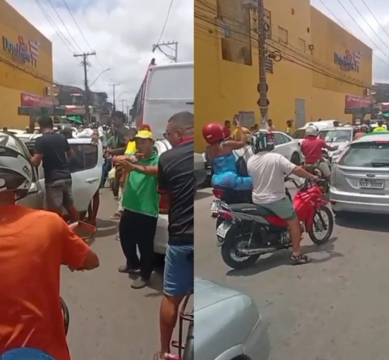 Adolescente e homem são baleados em suposto ataque dentro de ônibus em Maceió; VÍDEO