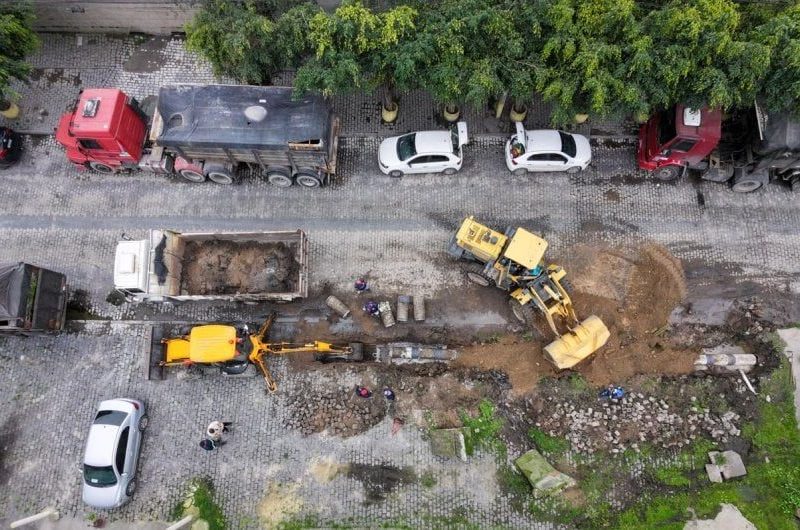 Após 50 anos sem manutenção, obra tenta acabar com alagamentos em Paranaguá
