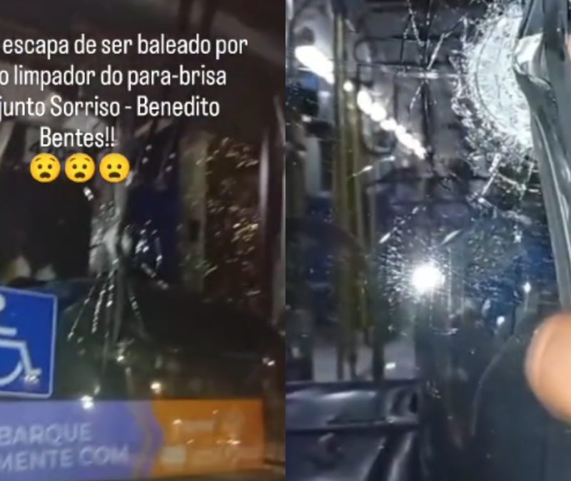 Ataque com dezenas de tiros a ônibus: motorista e passageiros ficam deitados durante tiroteio em Maceió