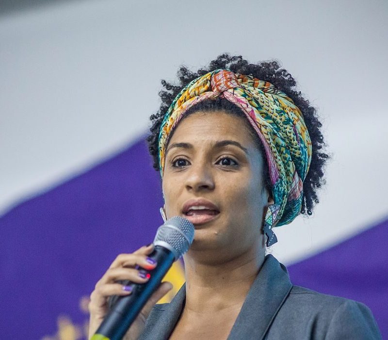Bolsonaristas ofendem memória de Marielle Franco em ato no Rio