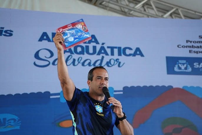 Bruno Reis anuncia ampliação para 3 mil vagas na Arena Aquática Salvador ainda em 2026