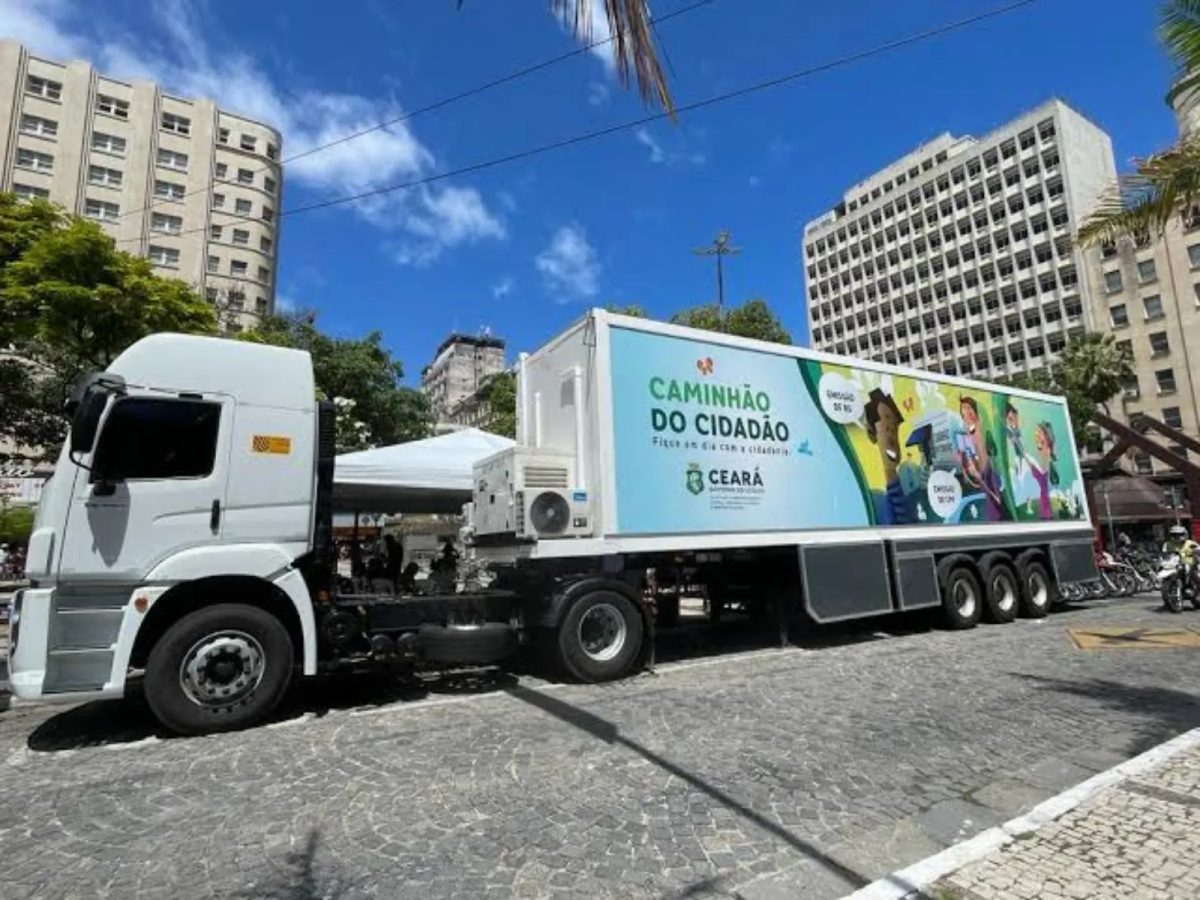Caminhão do Cidadão leva atendimento a Fortaleza e cidades do Cariri na próxima semana; veja serviços
