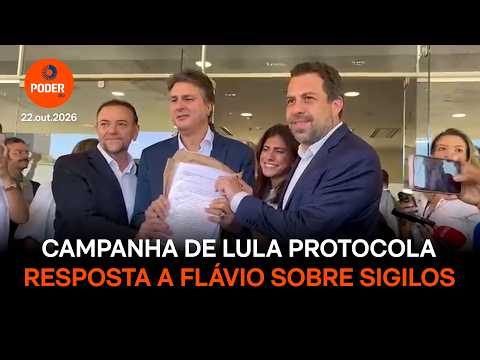 Campanha de Lula protocola no TSE resposta a Flávio sobre quebra de sigilos