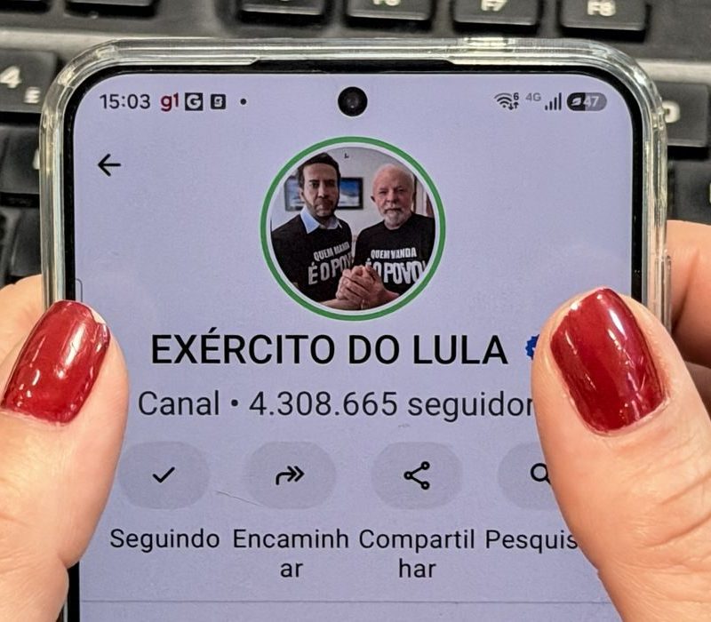 Campanha registra canal Exército do Lula na Justiça Eleitoral