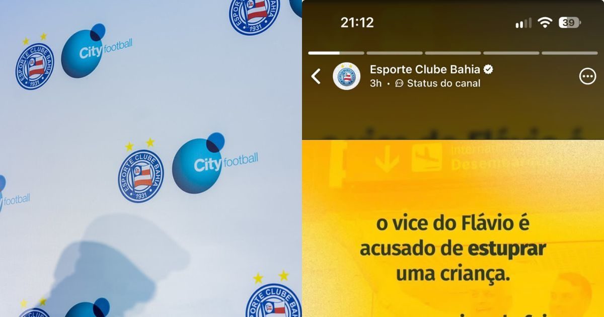 Canal oficial do Bahia no WhatsApp publica mensagem pró-Lula e contra vice de Flávio Bolsonaro