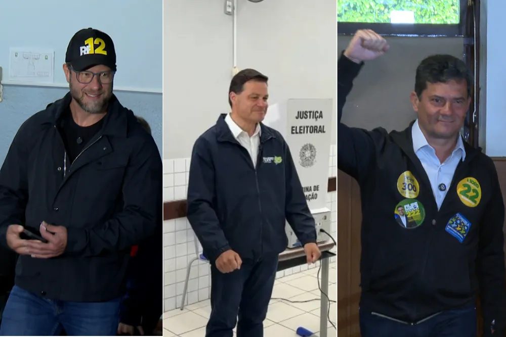 Candidatos ao governo do Paraná vão às urnas neste domingo de eleições