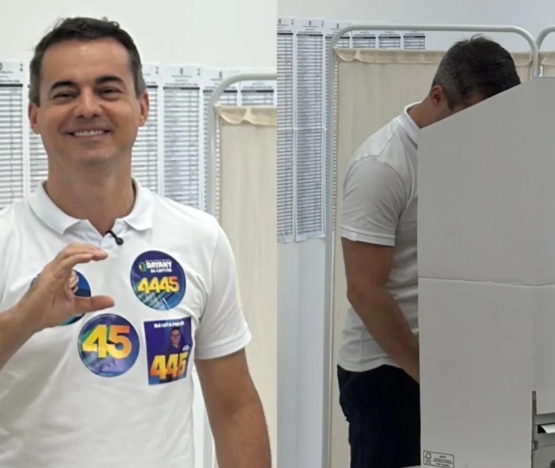 Capitão Wagner (União) vota em Fortaleza