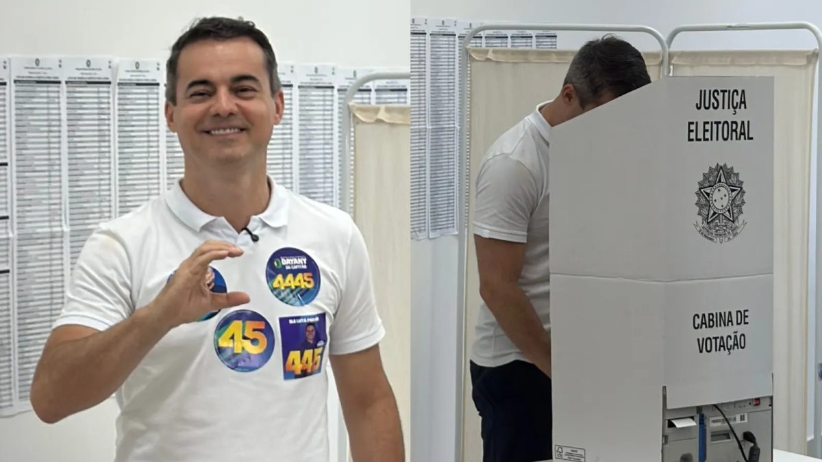 Capitão Wagner (União) vota em Fortaleza