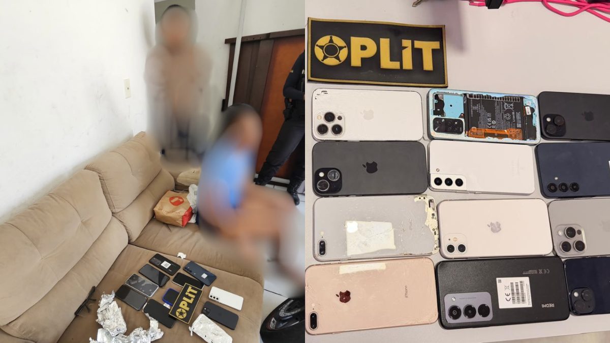 Casal é preso com 16 celulares após rastreamento de aparelho furtado em Maceió
