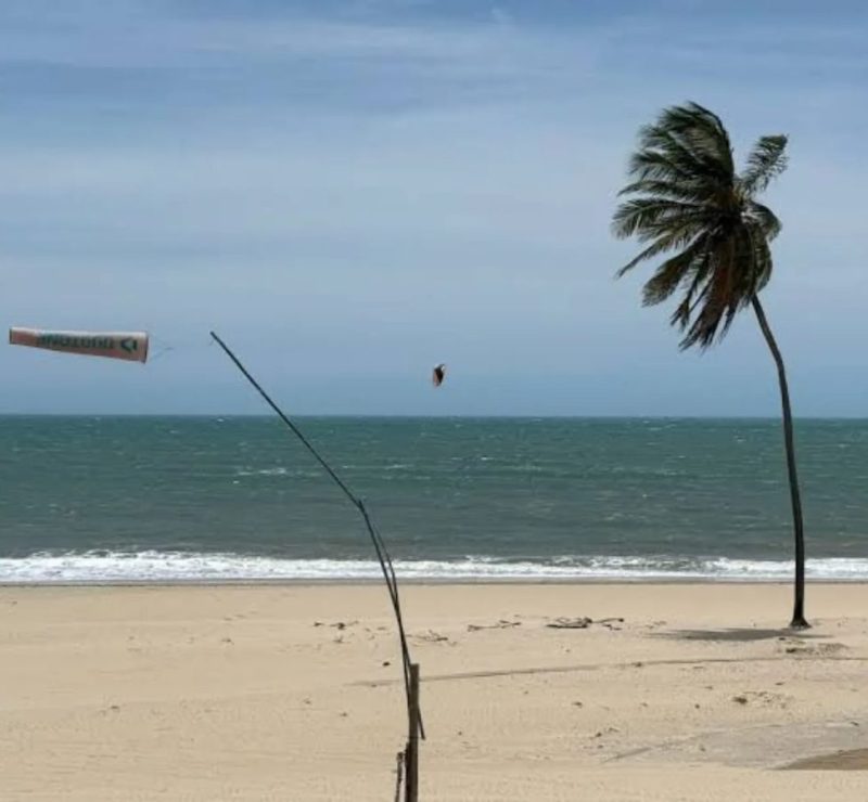 Ceará registra ventos de até 68 km/h, e Funceme alerta para rajadas mais fortes até quinta (22)