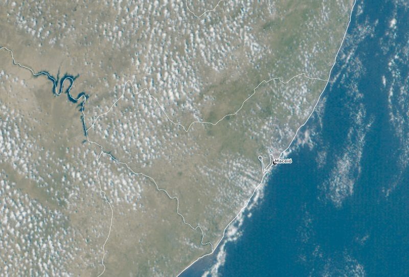 Confira a previsão do tempo para Alagoas nesta quinta-feira (8)