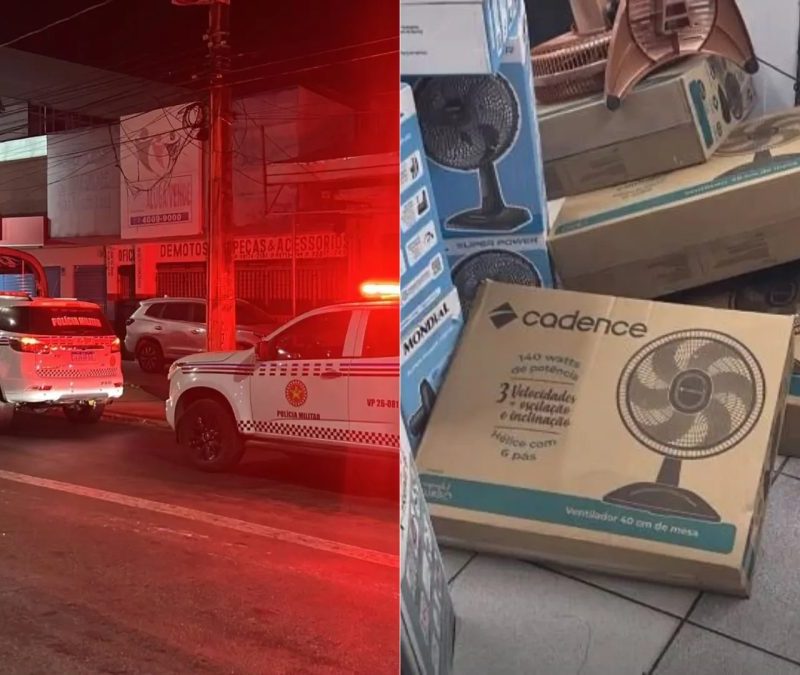 Criminosos arrombam loja de eletrodomésticos e levam produtos no bairro São Francisco em São Luís