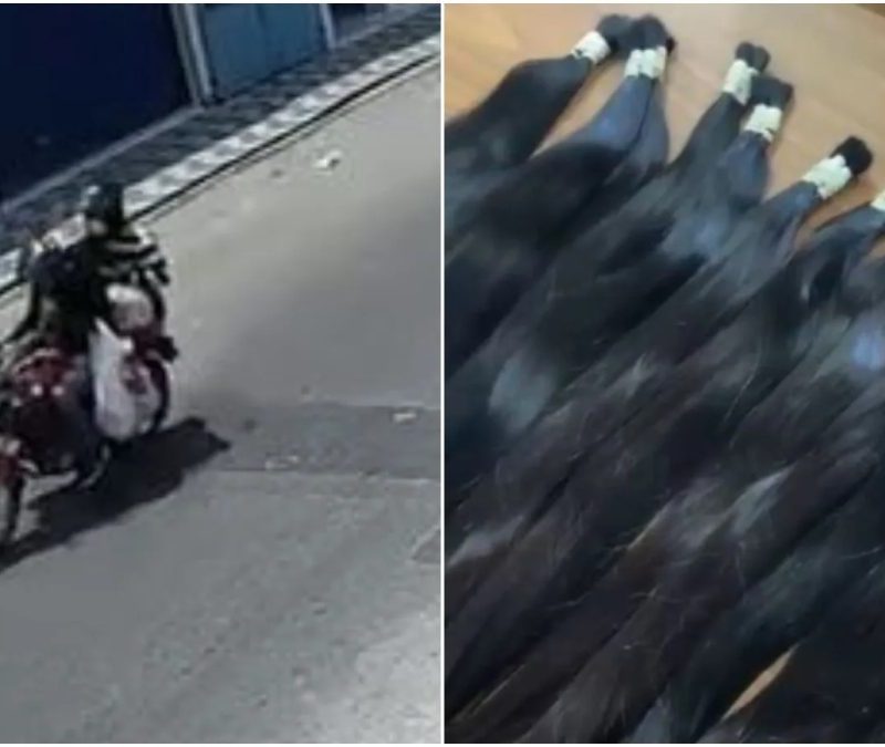 Criminosos roubam mechas de cabelo avaliadas em cerca de R$ 40 mil de salão de beleza em Fortaleza