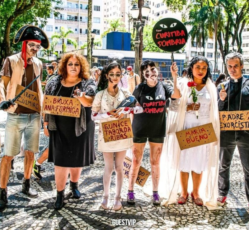 Curitiba Sombria terá caça aos doces, caminhada, oficinas e viagem no Halloween