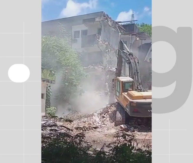 Demolição de conjunto residencial no Recife é embargada após denúncia sobre presença de gatos e timbus